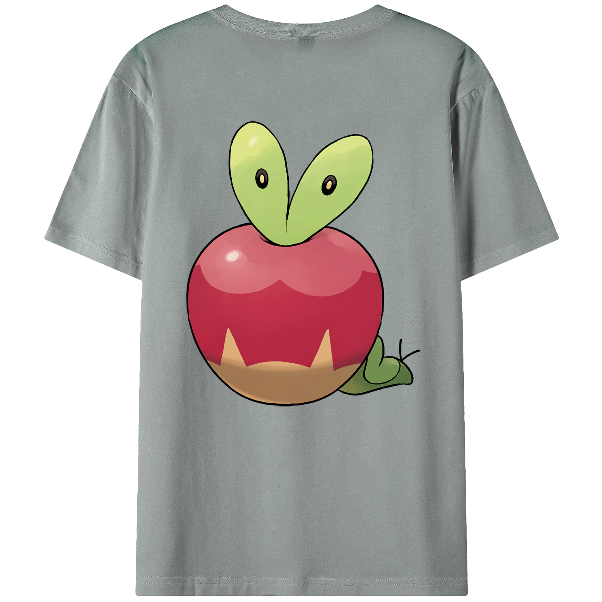 （画像用） ポケットモンスター Pokémon 綿100％ メンズ半袖Tシャツ（バックプリント） 通気性